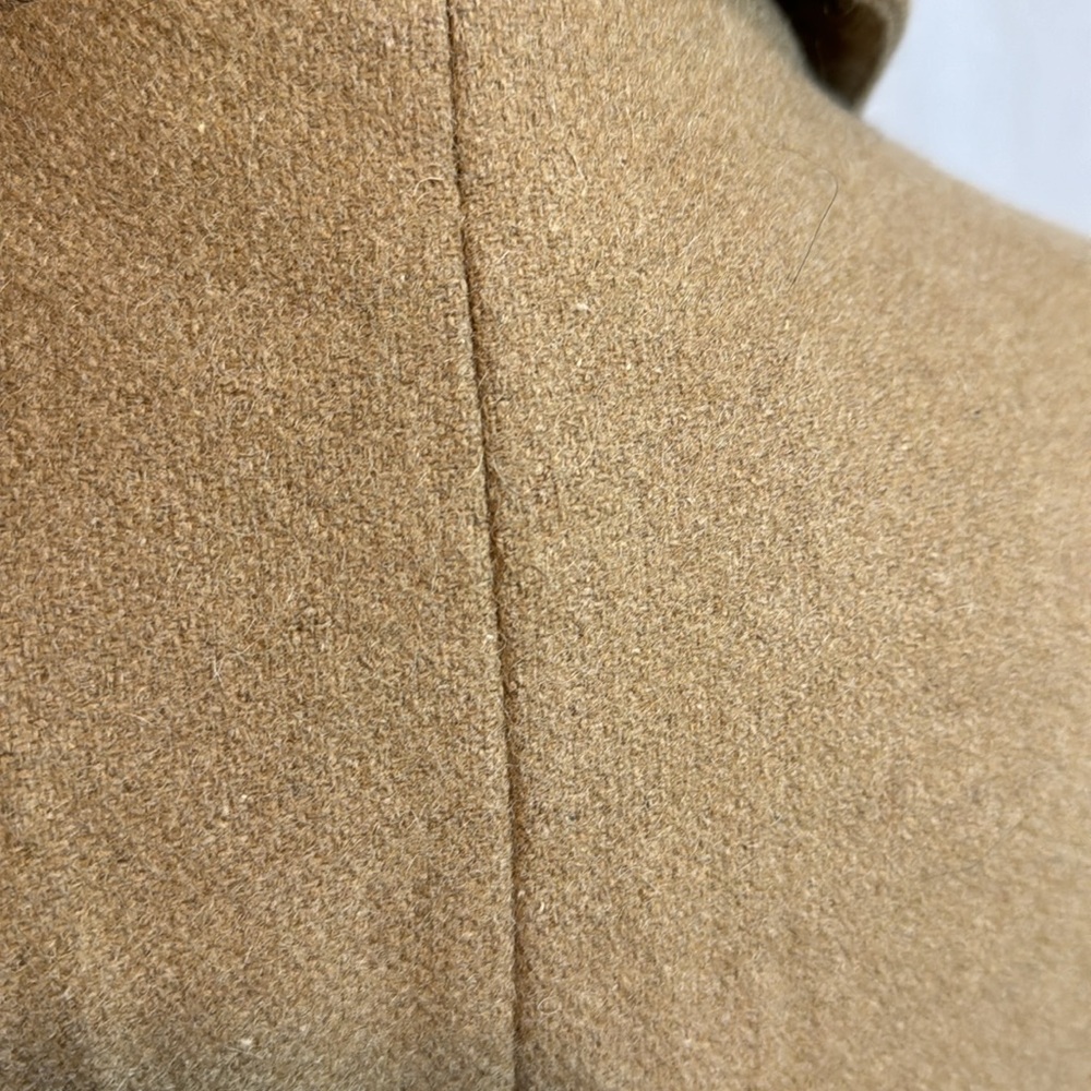 Women's Tan Belted Coat - Picture 8 of 12